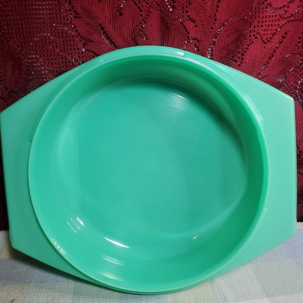 Tupperware 786-6 Vintage Grater Slicer Bowl Set Seafoam Green Kitchen‎ Retro USA